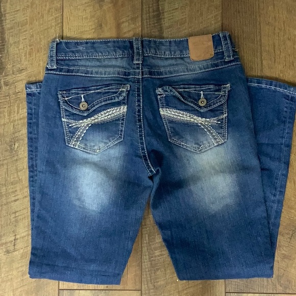 Red Camel distressed ripped jeans size 7 - Picture 2 of 6